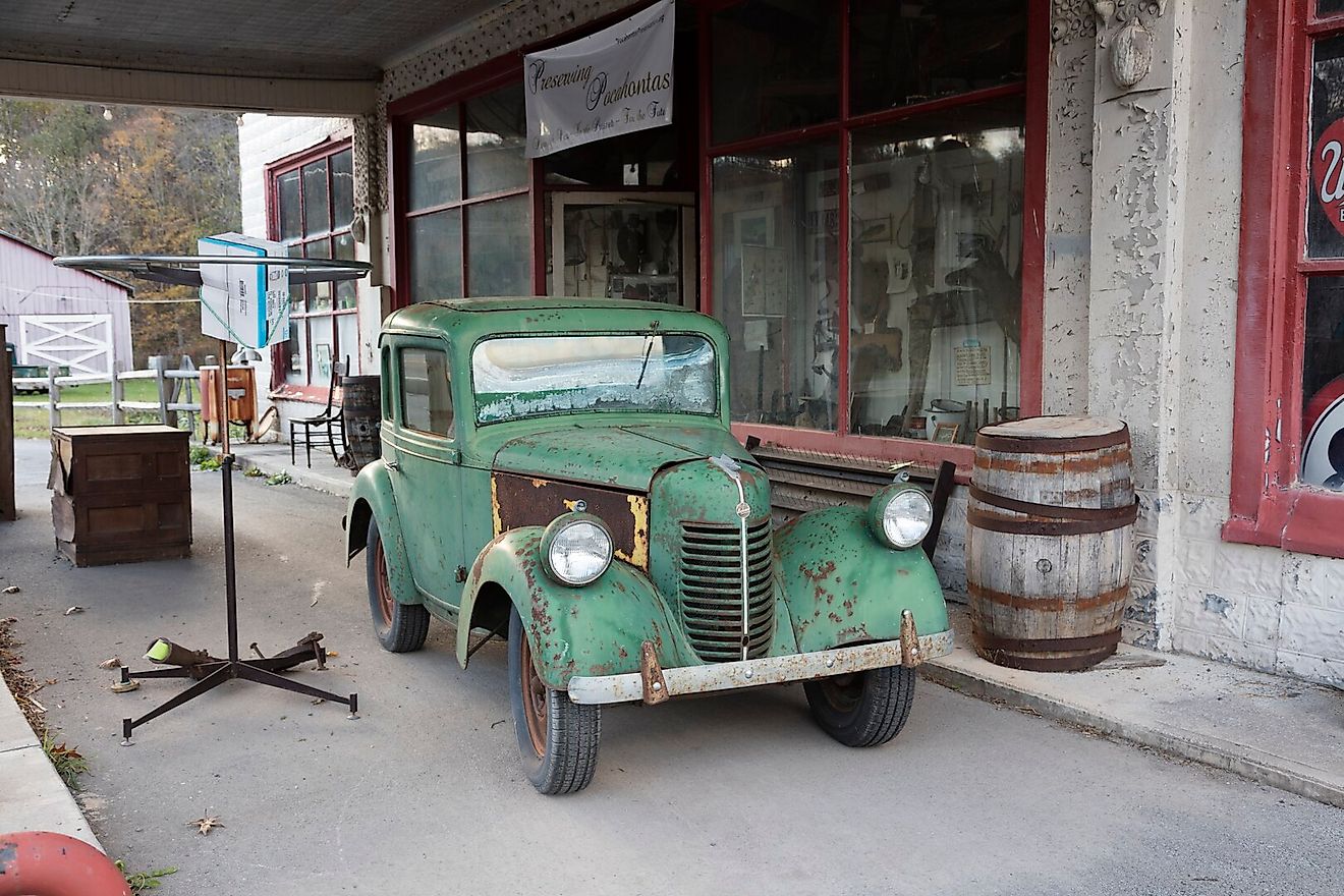 Sharp's Country Store in Slaty Fork, West Virginia.