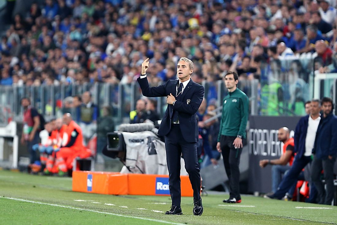 Head coach Italy Roberto Mancini. Credit: Marco Canoniero / Shutterstock.com