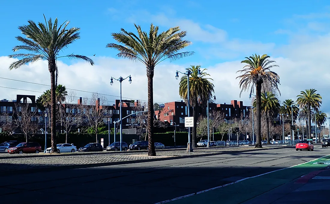 Embarcadero Street, formally Embarcadero Freeway. 