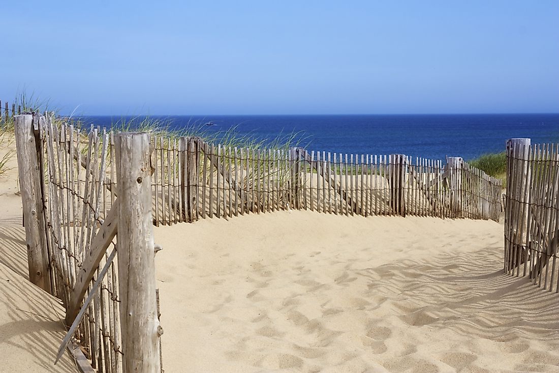 The soft sands of Race Point Beach, Cape Cod. 