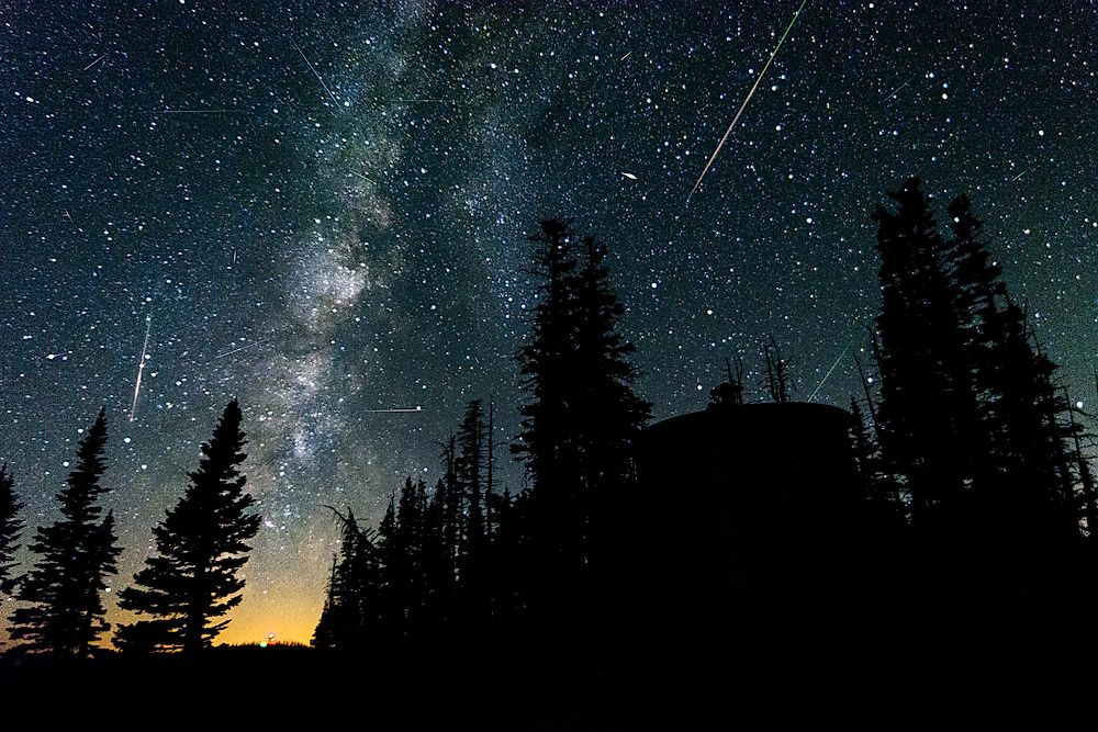 Perseid meteor shower.