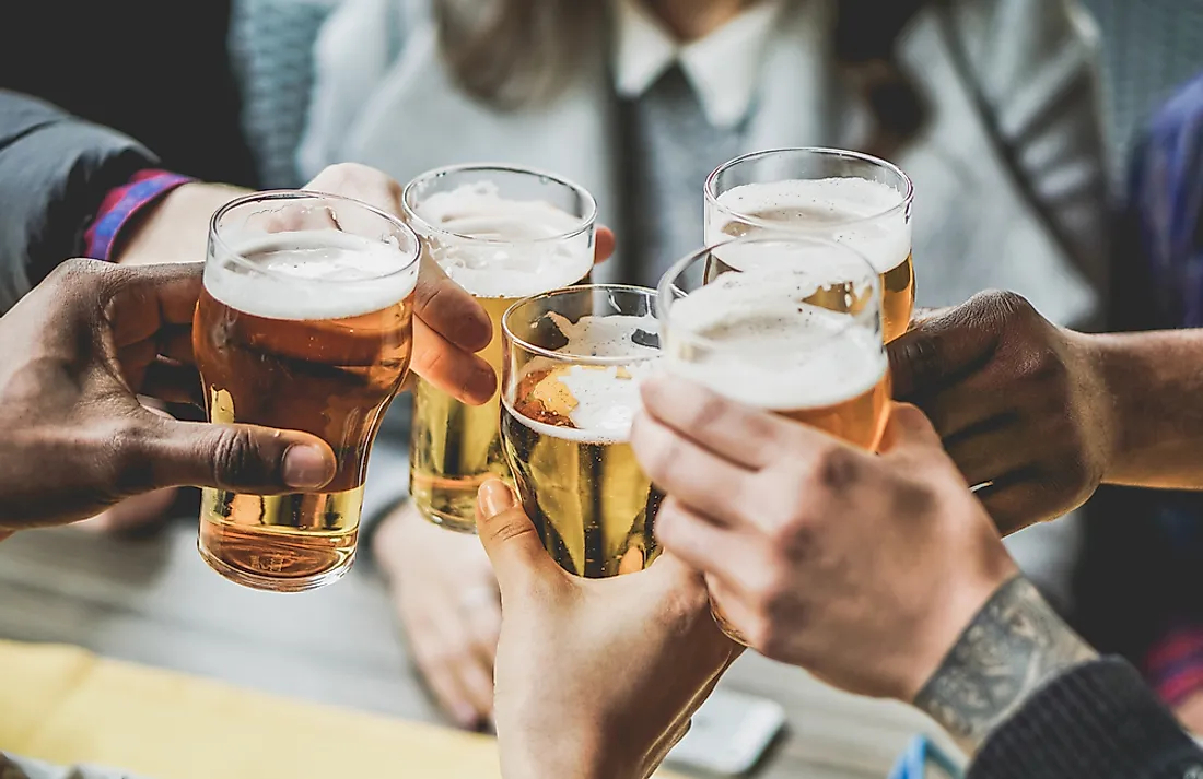 Drinking ages around the world vary widely.