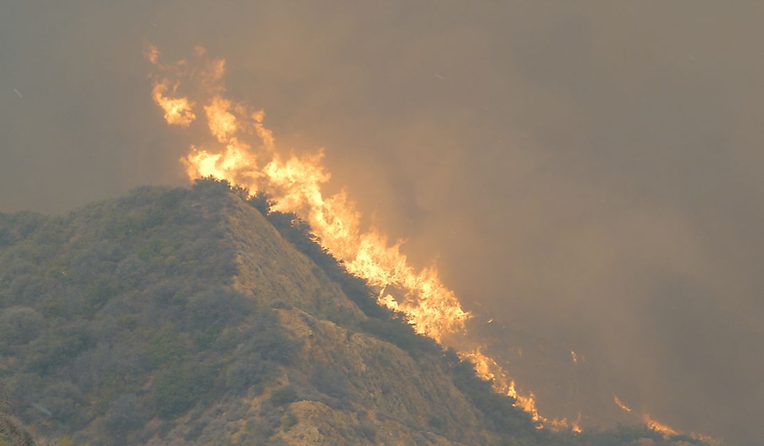 The Woolsey Fire in California's Santa Susana Mountains raged from November 8-21, 2018.