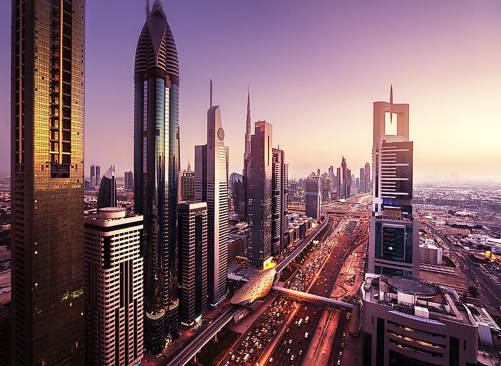 Dubai is an emirate within the country of the United Arab Emirates. 