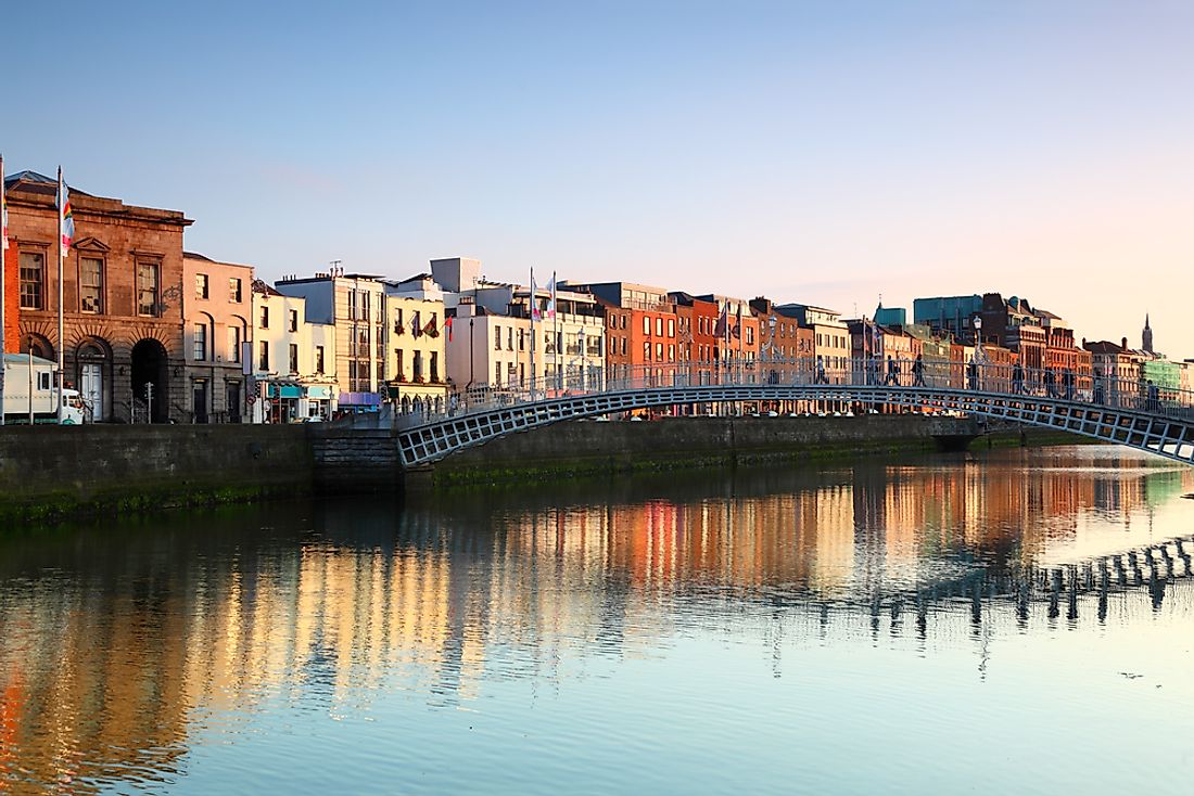 Dublin, the capital of Ireland. 