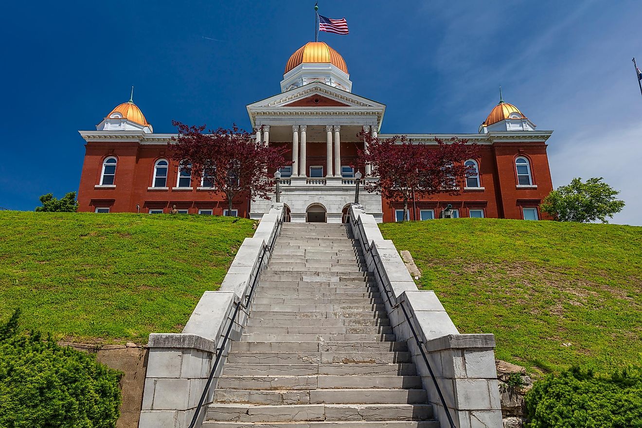 Gasconade Courthouse in Hermann, Missouri.
