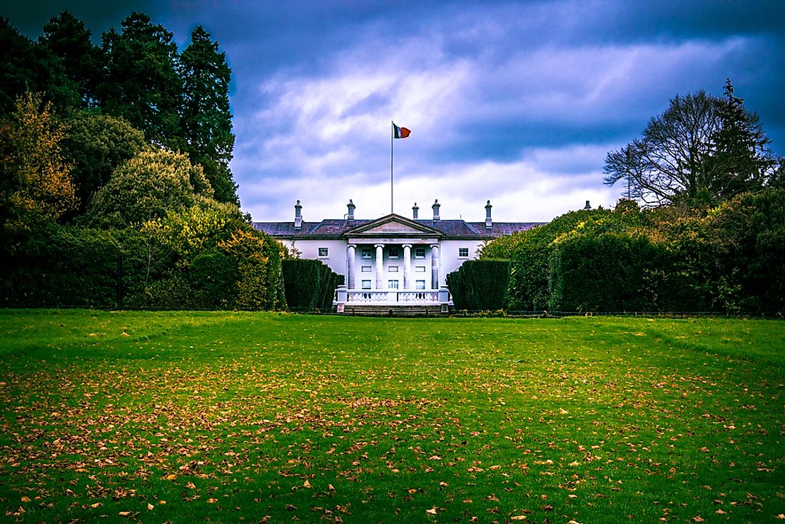 The residence of the President of Ireland. 