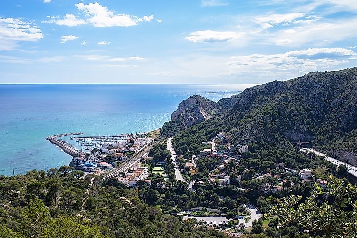 Human development encroaches upon Northeastern Spain Mediterranean coastal forests in Barcelona Province.