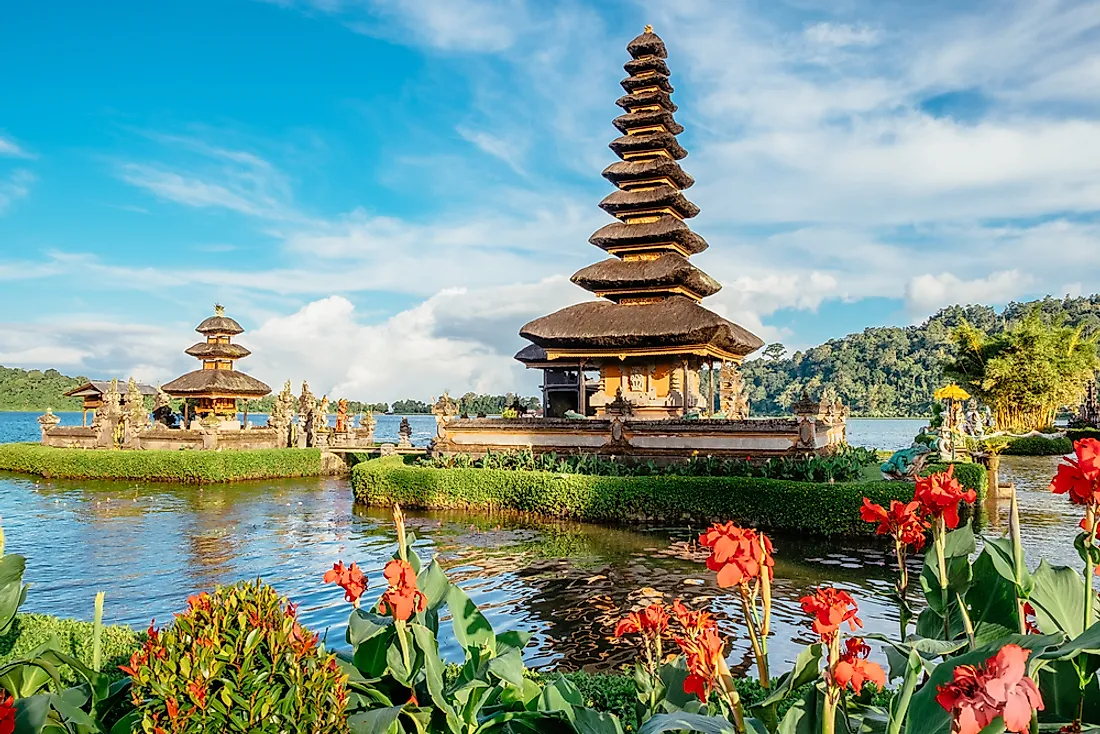 Pura Ulun Danu Bratan temple on the island of Bali.