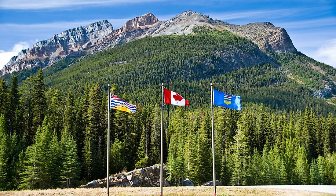 The Continental Divide at the border of Alberta and British Columbia.
