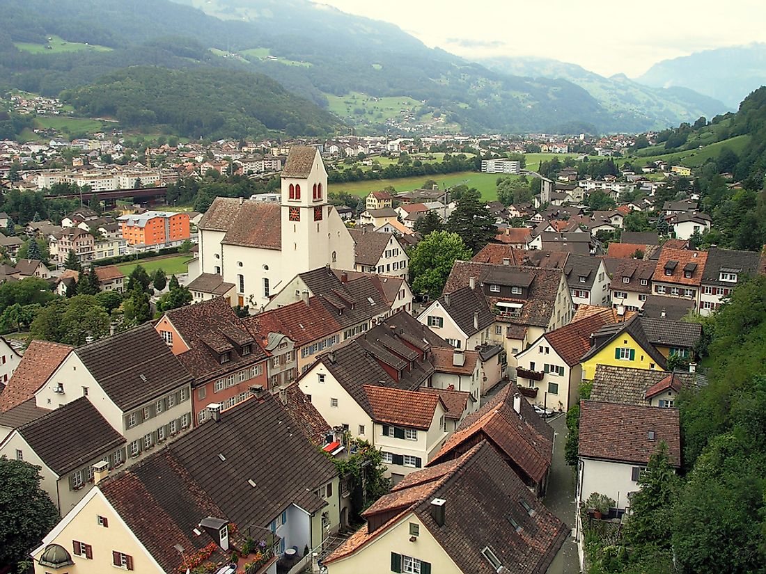 Although Vaduz is not the largest city of Liechtenstein, it is the capital. 