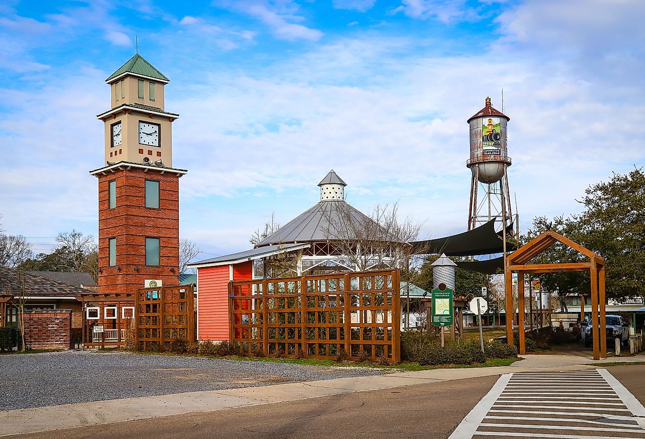 Downtown Covington, Louisiana. Image credit Malachi Jacobs via Shutterstock.com