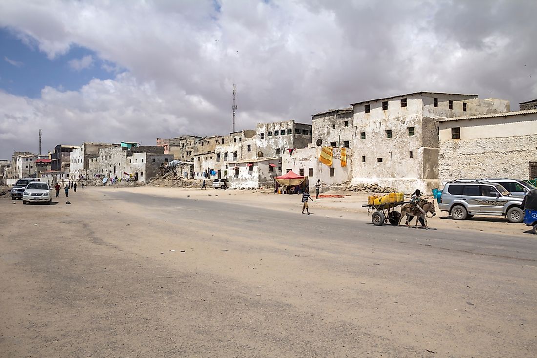 Mogadishu today. Editorial credit: MDOGAN / Shutterstock.com. 