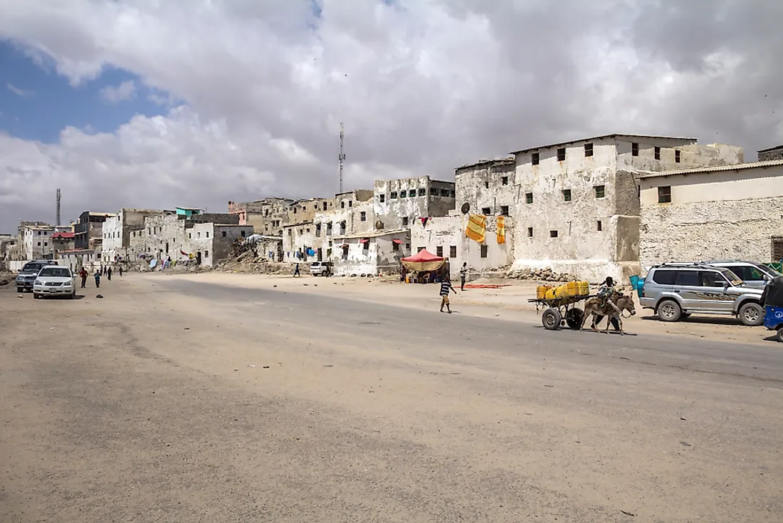 Mogadishu today. Editorial credit: MDOGAN / Shutterstock.com. 