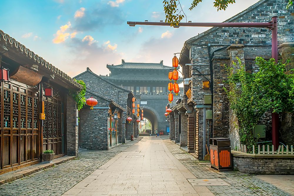 Ancient city, Dongguan old street, Yangzhou, China