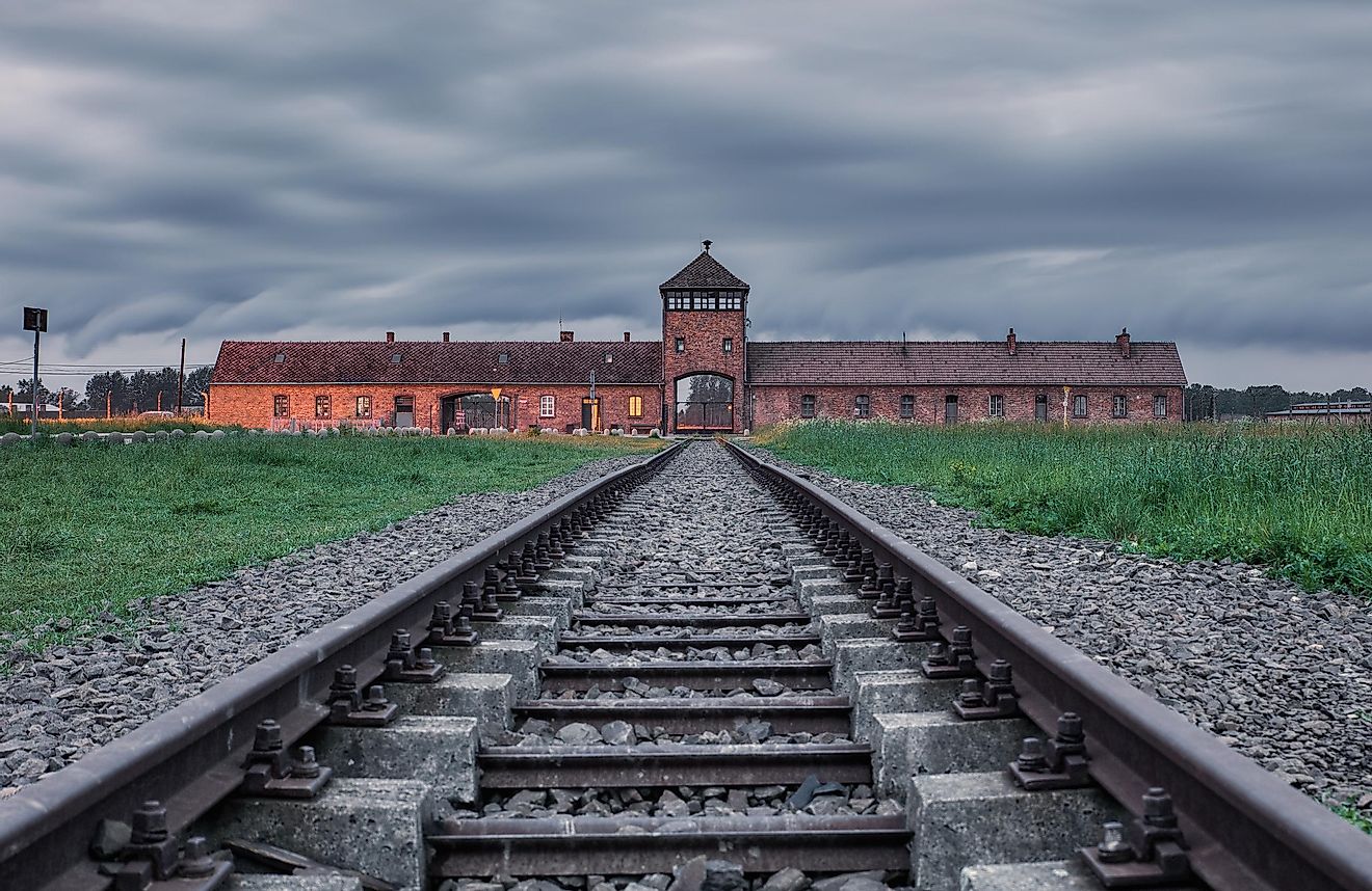 Auschwitz concentration camp by Sergej Borzov via Shutterstock.com