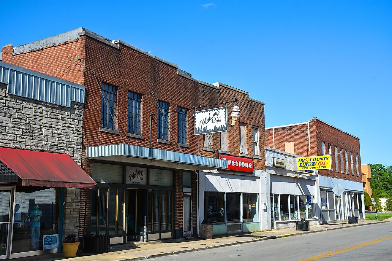 Historic Midtown Cafe in Horse Cave, Kentucky