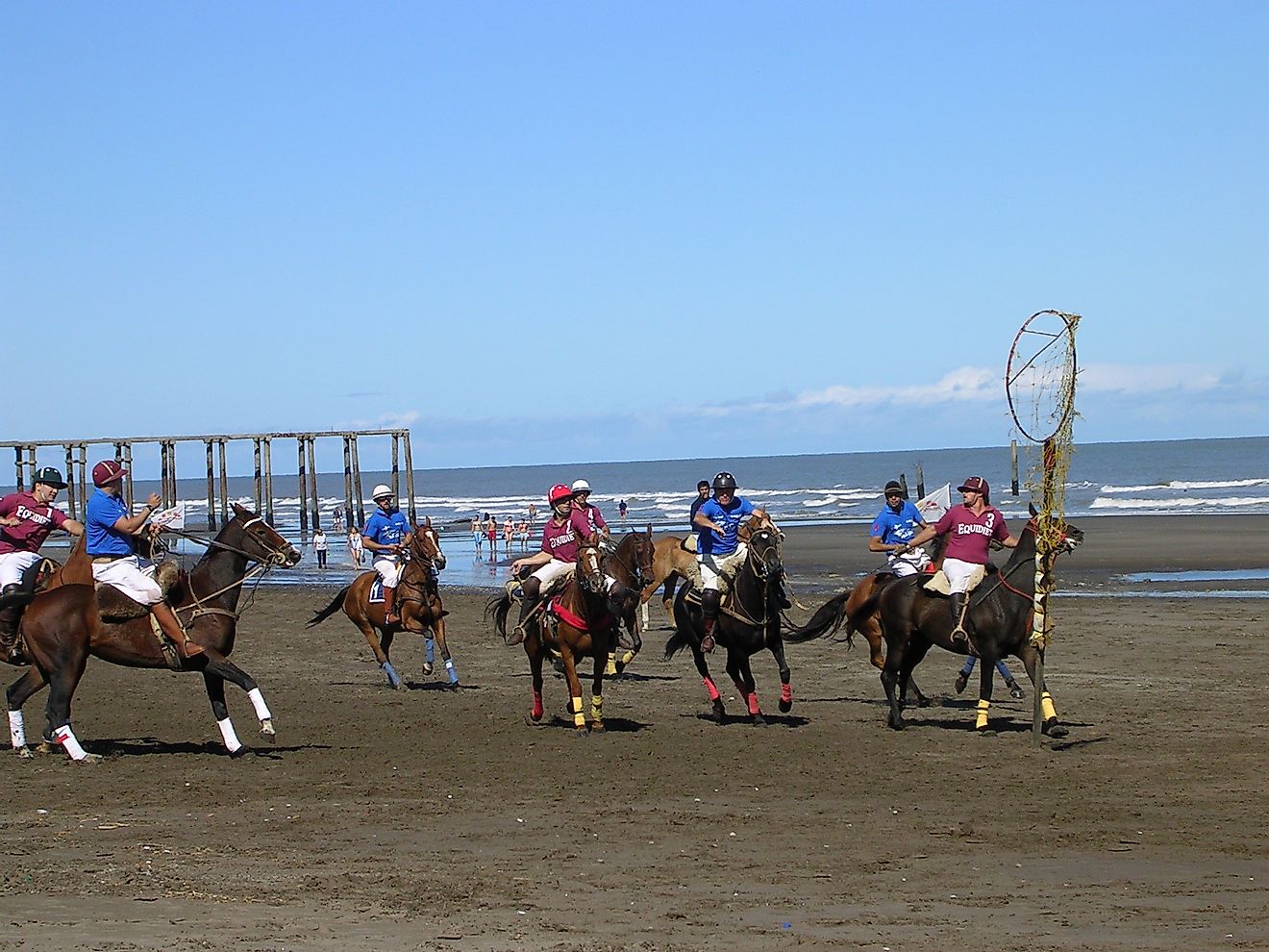 Played On Horseback, Pato Is The National Game Of Argentina