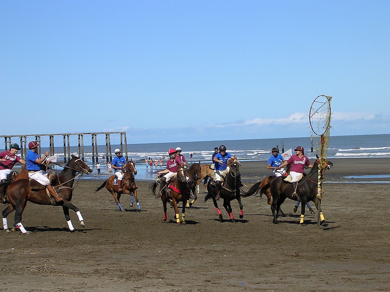 Played On Horseback, Pato Is The National Game Of Argentina