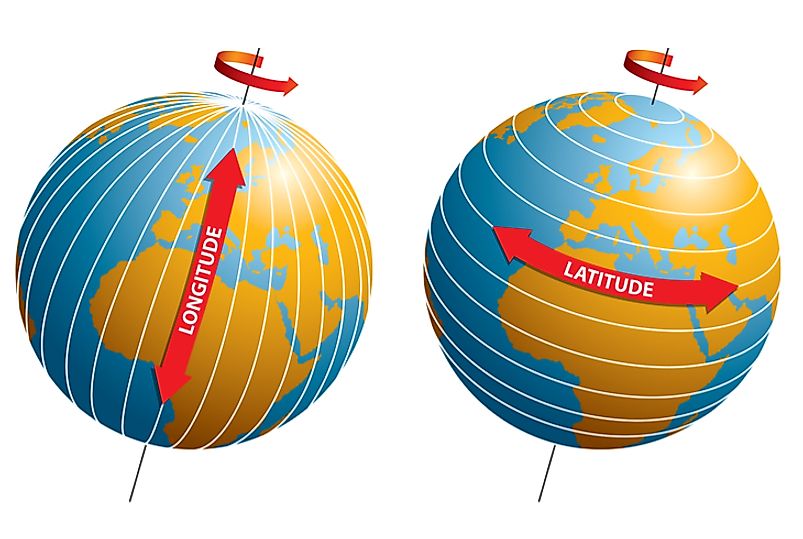 lines of longitude with degrees