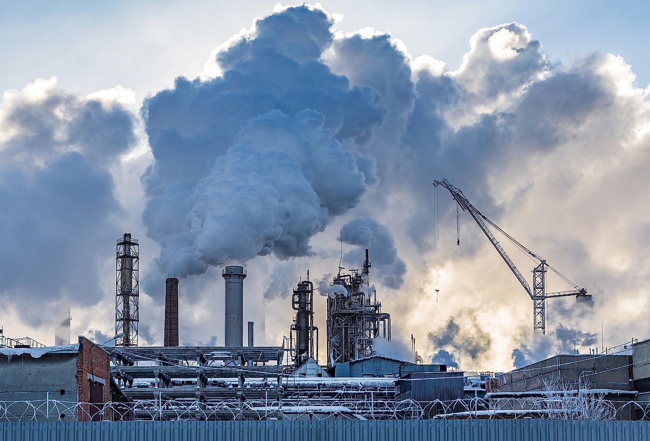 Smoke emitted by a chemical manufacturing plant. Image credit: 1968/Shutterstock.com