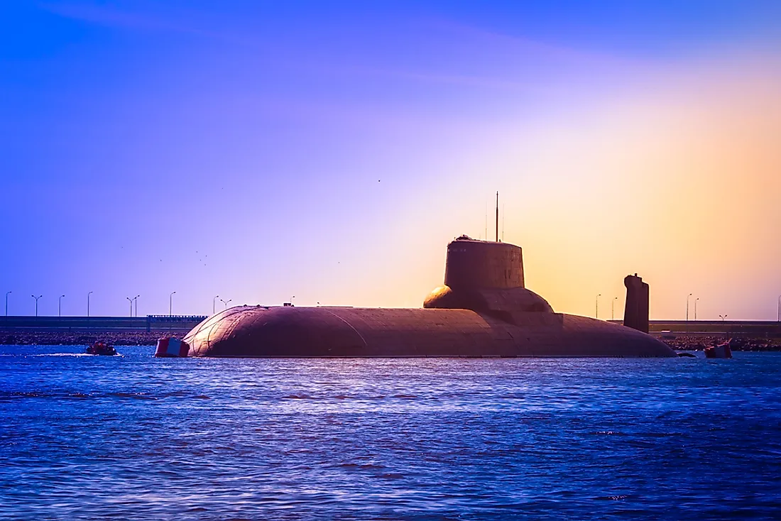 Nuclear-powered submarines can stay underwater for several weeks or even months.