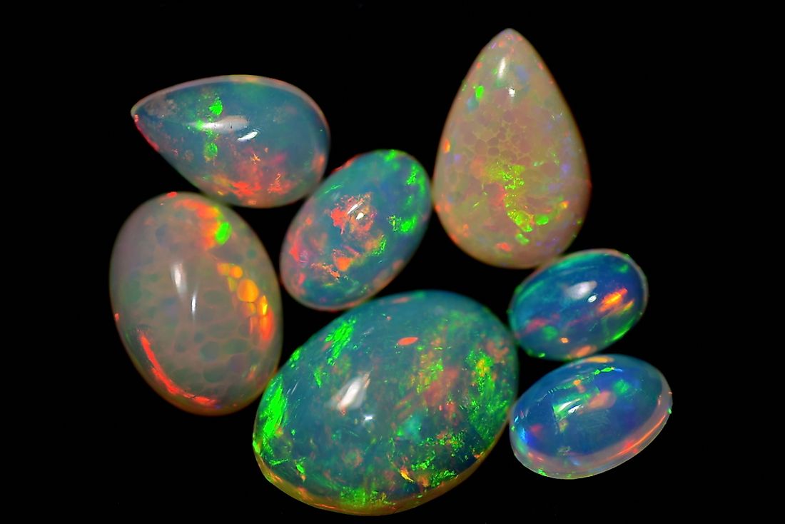 Opals from Ethiopia. 