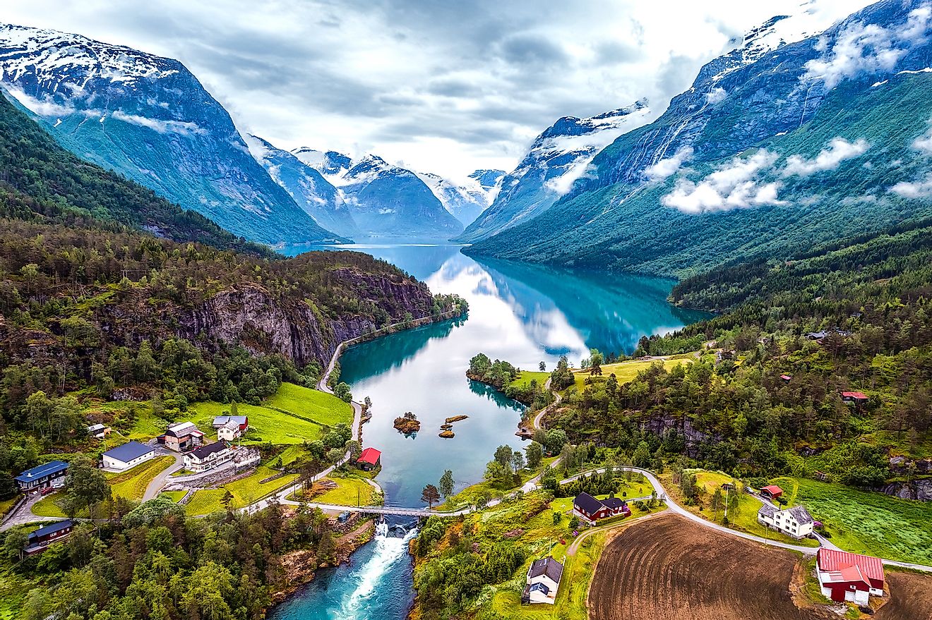 A gorgeous fjord in Norway.