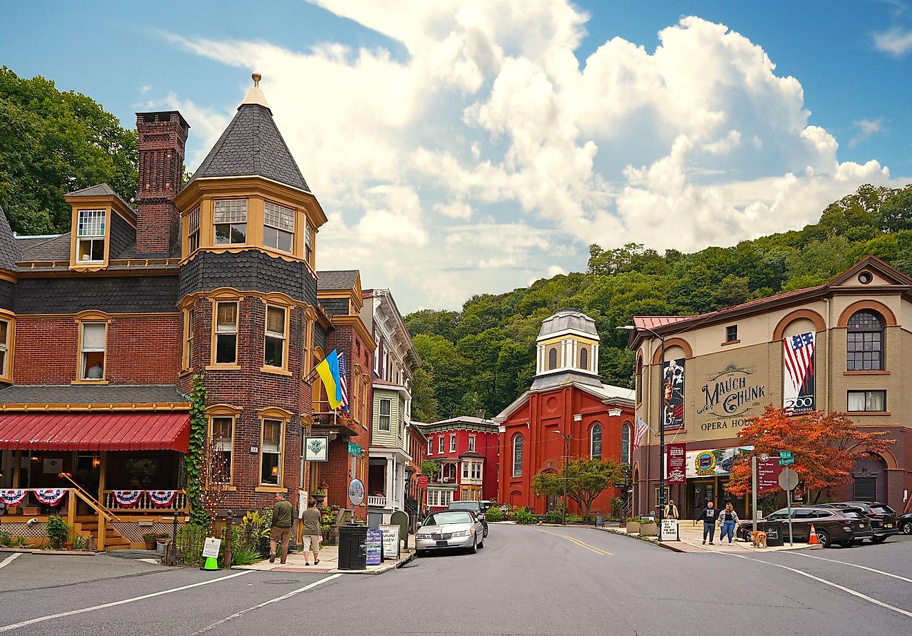 The charming town of Jim Thorpe, Pennsylvania.
