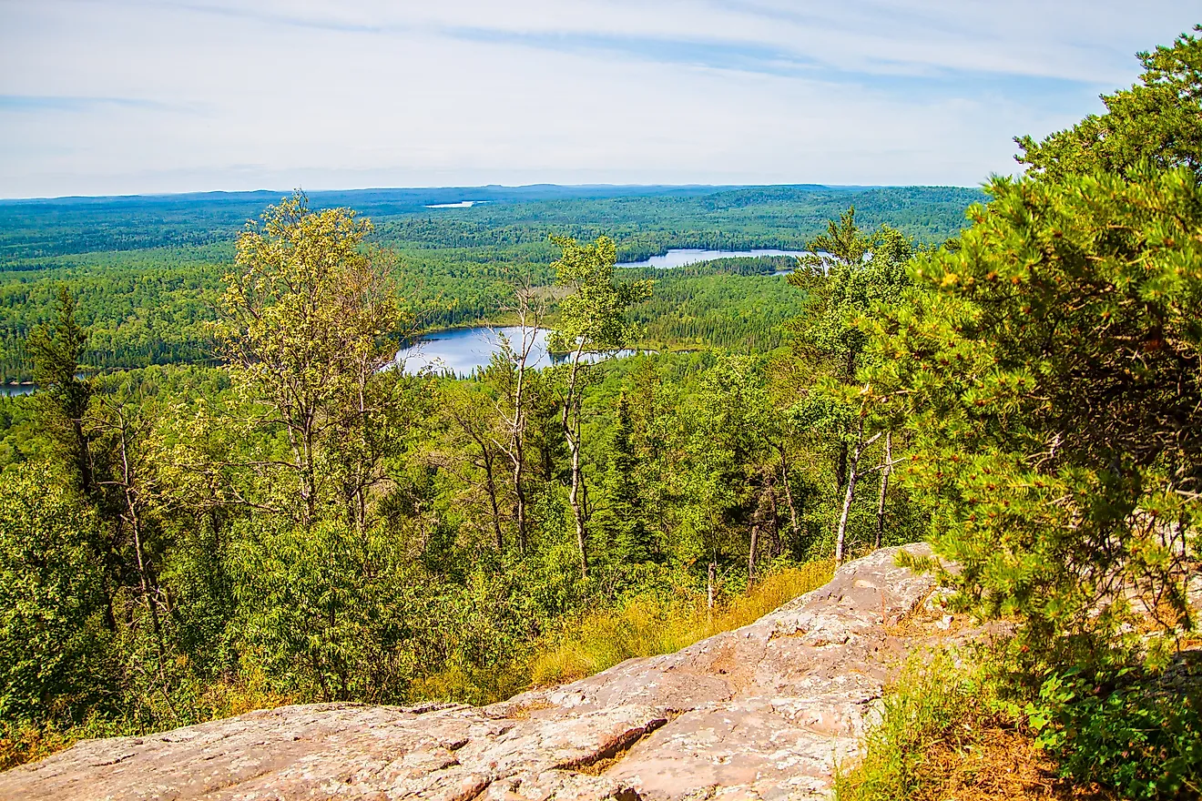 Eagle Mountain, Minnesota in Superior National Forest.