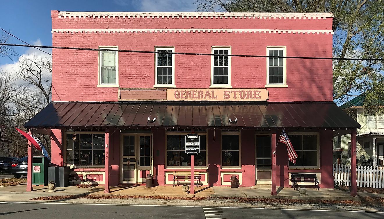 Milton General Store in Milton, North Carolina.