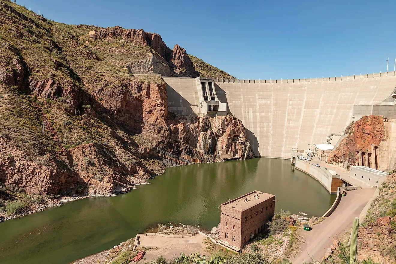 Theodore Roosevelt Dam in Arizona.