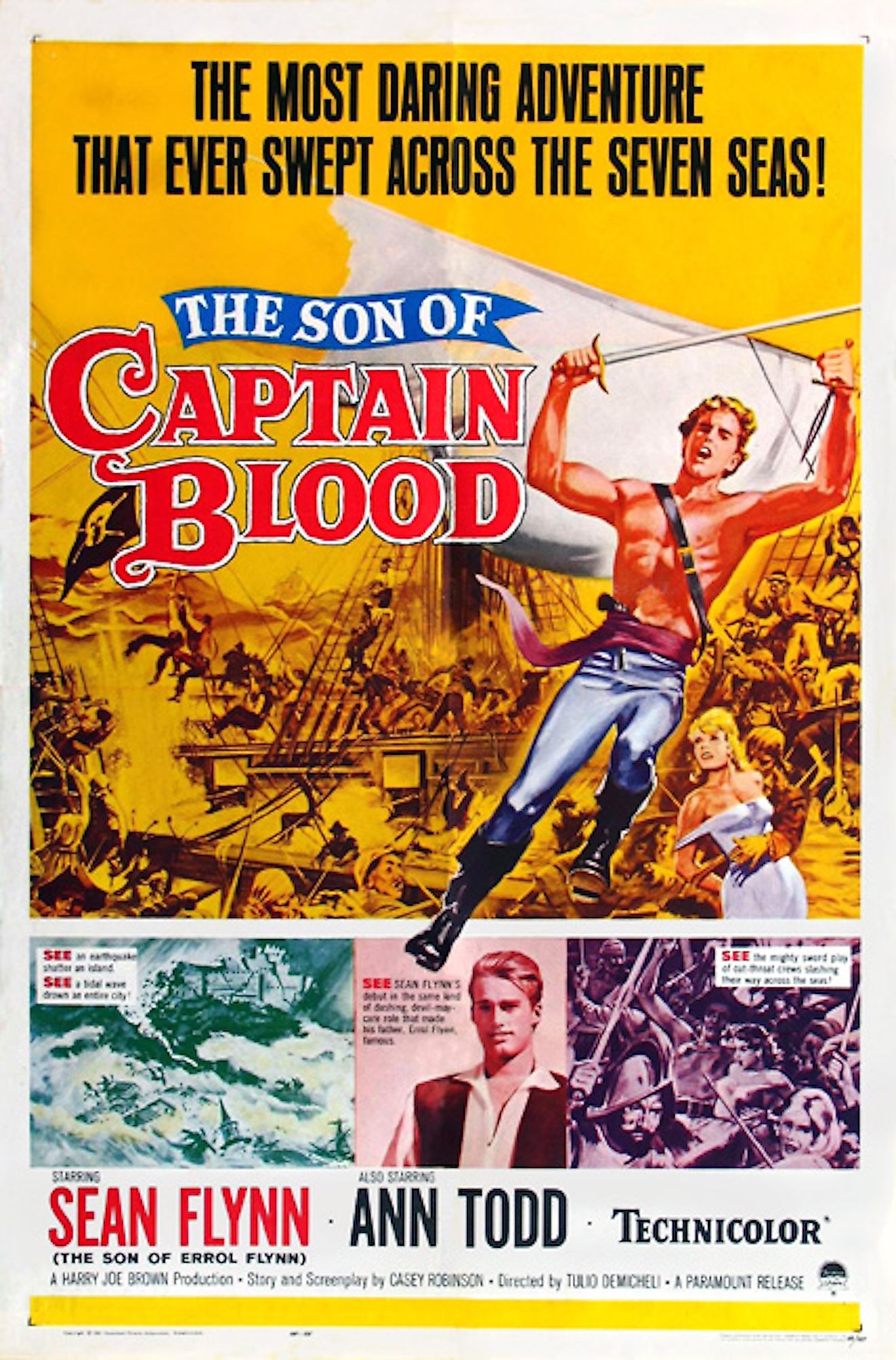 The Son of Captain Blood film poster.