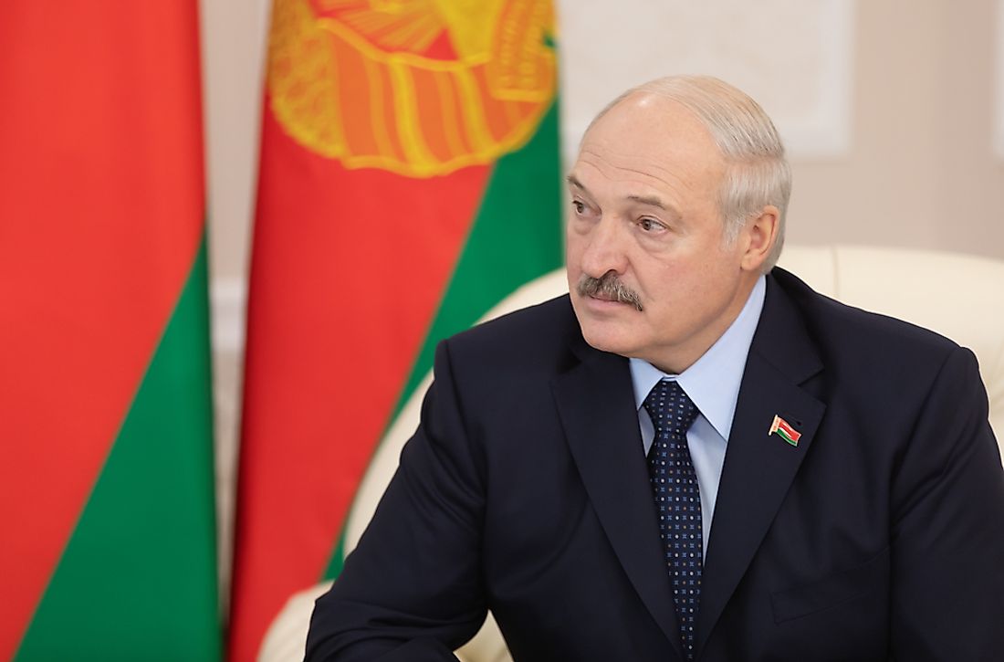 Alexander Lukashenko has been the President of Belarus since 1994. Editorial credit: Drop of Light / Shutterstock.com.