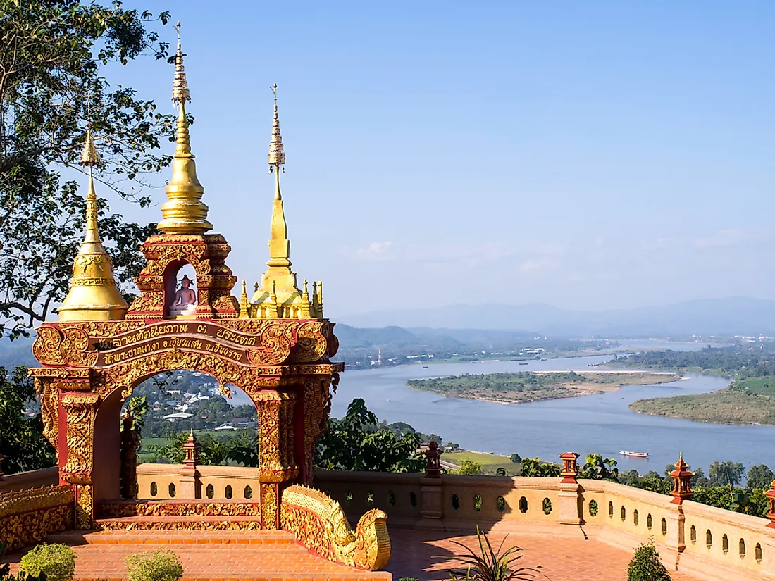 A viewpoint of the famous "Golden Triangle" border. 