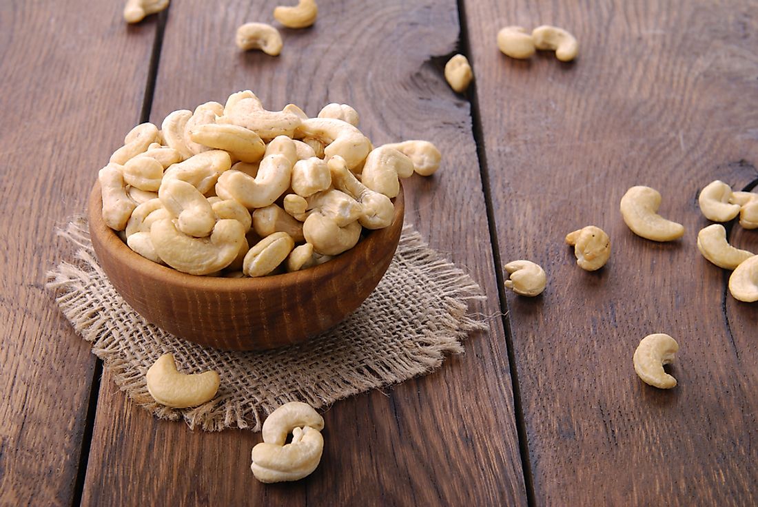 Cashew nuts are the seed of the cashew tree.