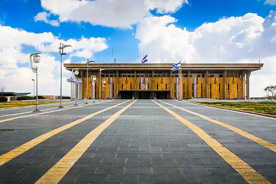 The Knesset, the Israeli parliament, building, in Jerusalem. Editorial credit: Sean Pavone / Shutterstock.com.