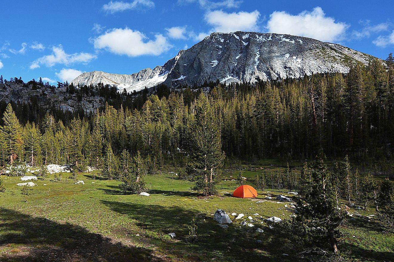 Camping in the High Sierras. Yosemite National Park, California. Image credit: Paxson Woelber/Wikimedia.org