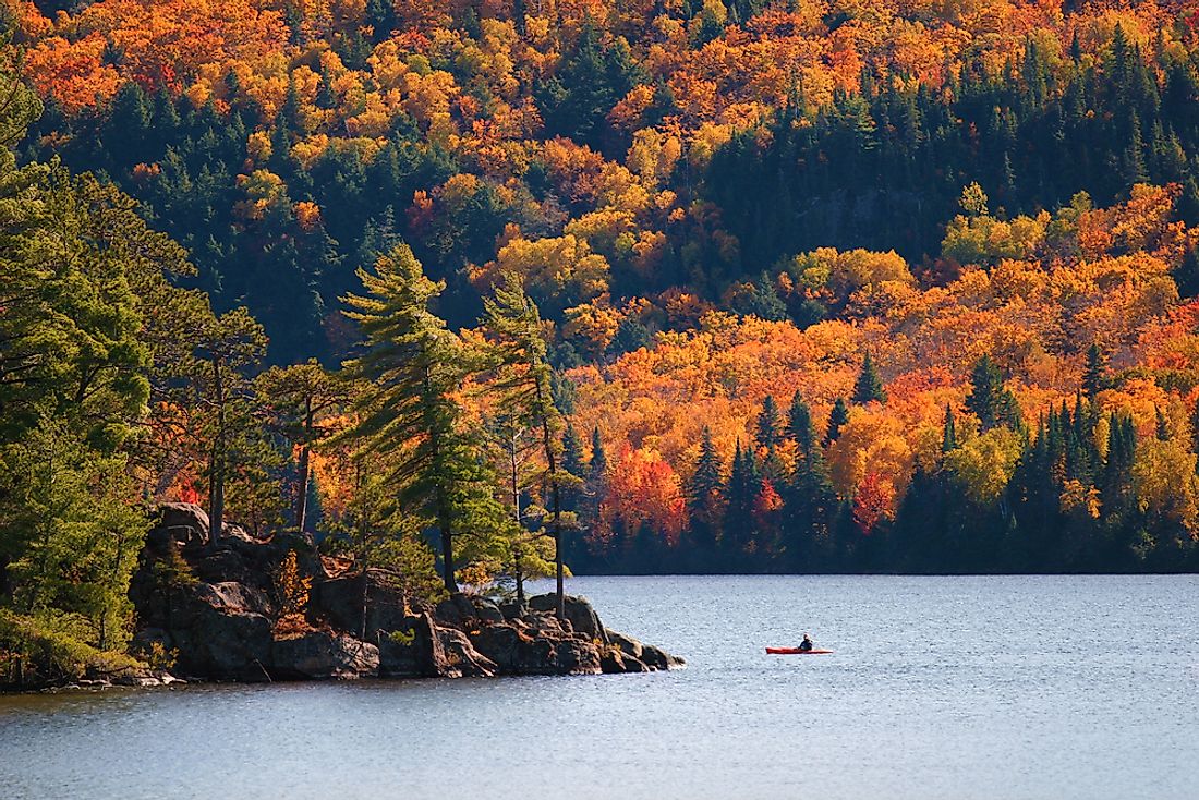 Algonquin Park in Ontario is named for the Algonquin people. 