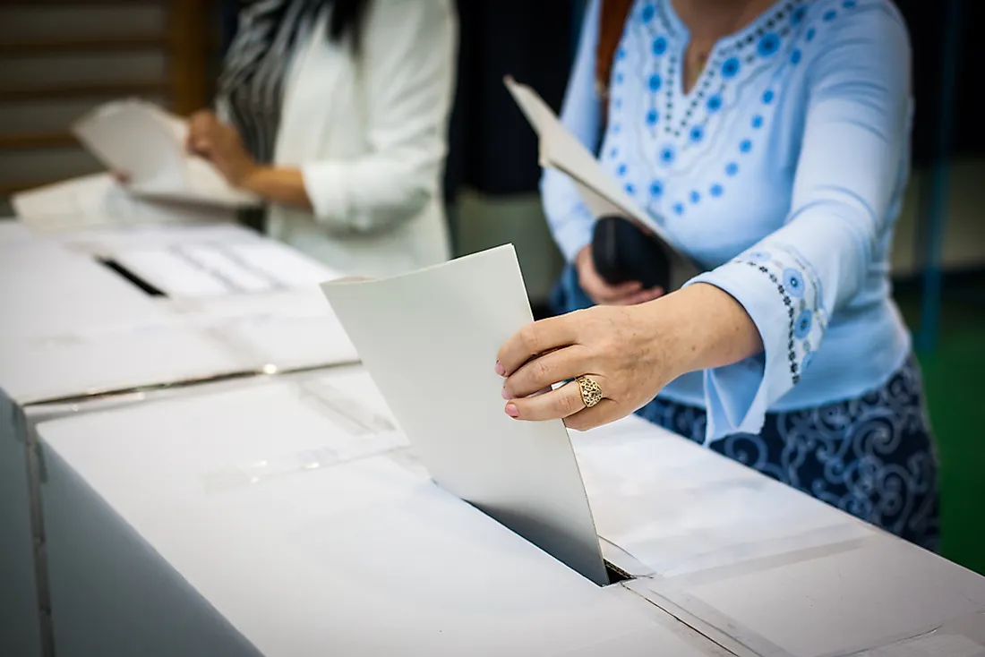 In some countries, voting in an election is mandatory for citizens. 