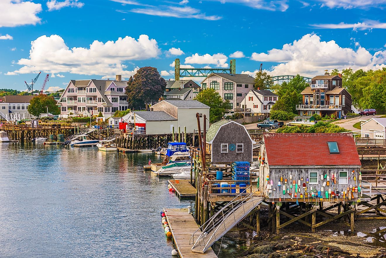 The harbor at Portsmouth, New Hampshire.