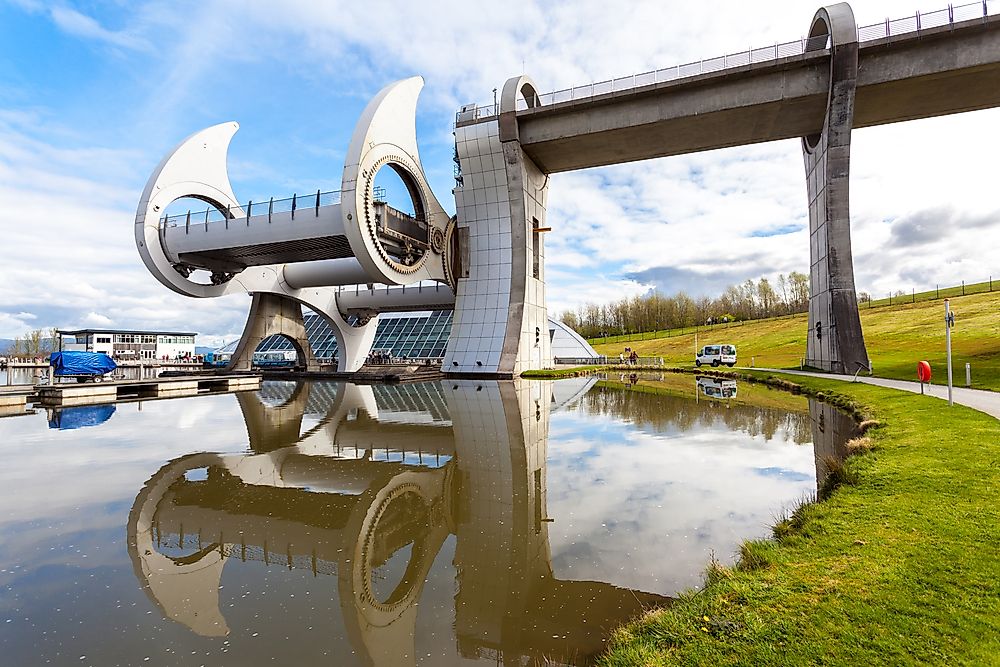 The Falkirk Wheel.