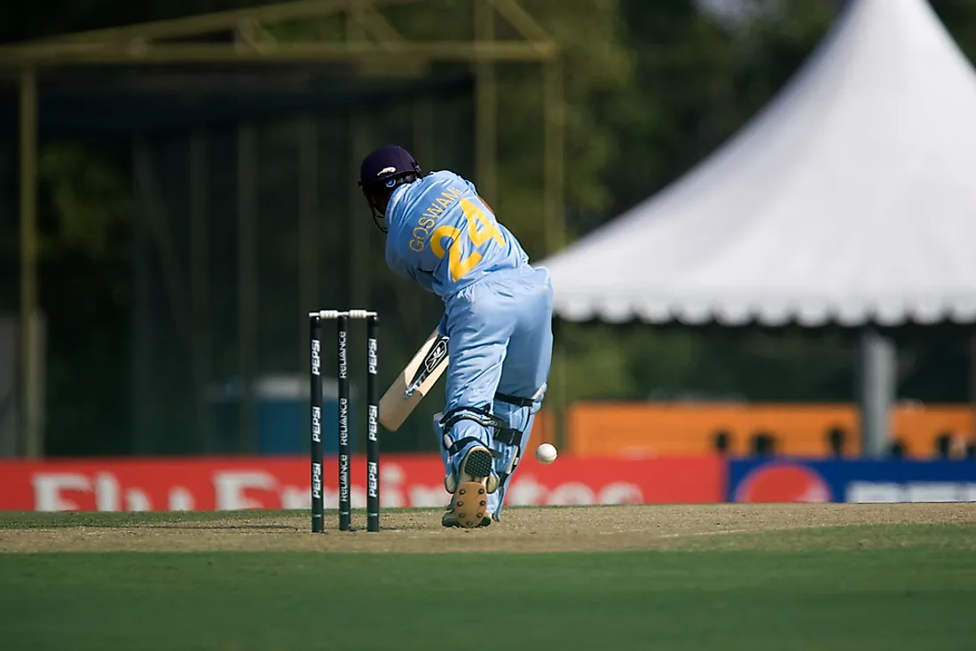 Cricket is a popular sport, with the ICC having 104 member countries. Editorial credit: AHMAD FAIZAL YAHYA / Shutterstock.com