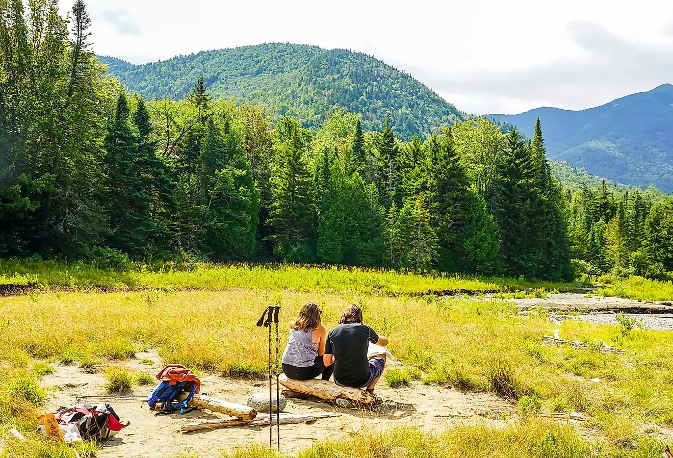 Avalanche Lake Trail in Keene, New York. Editorial credit: Leonard Zhukovsky / Shutterstock.com
