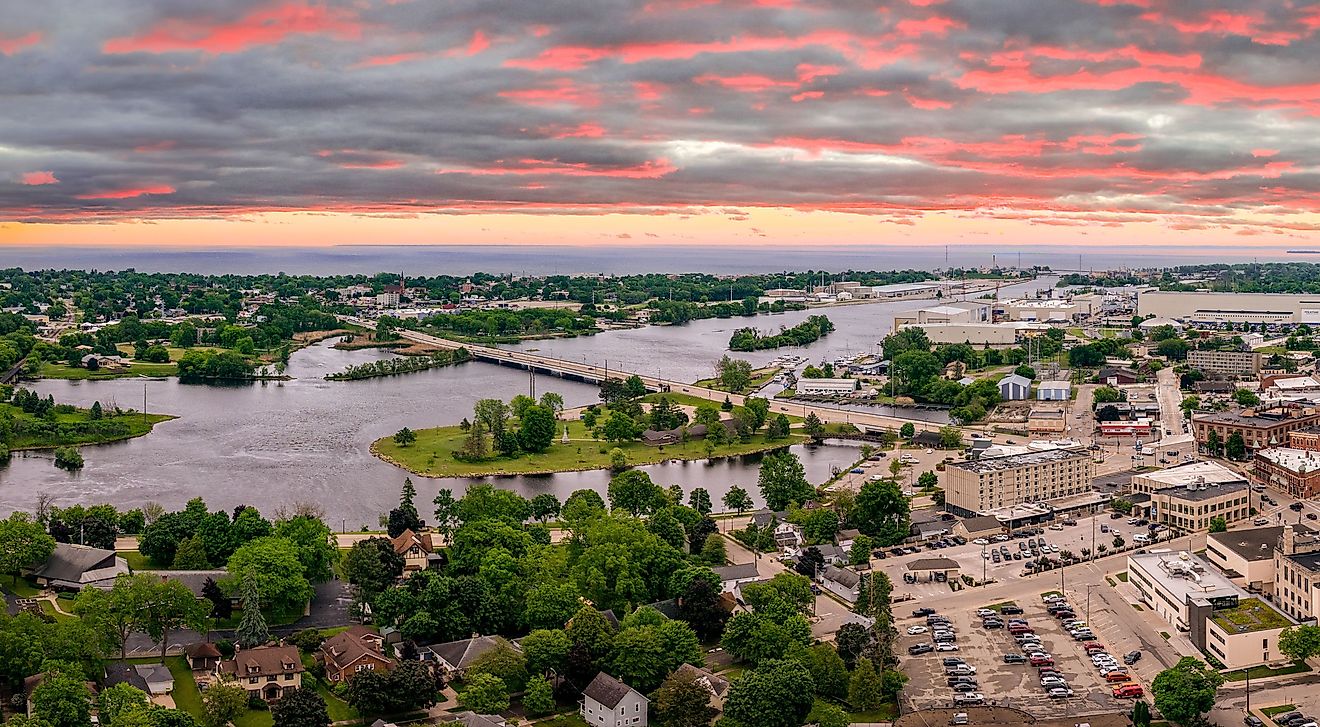 Morning in Marinette, Wisonsin