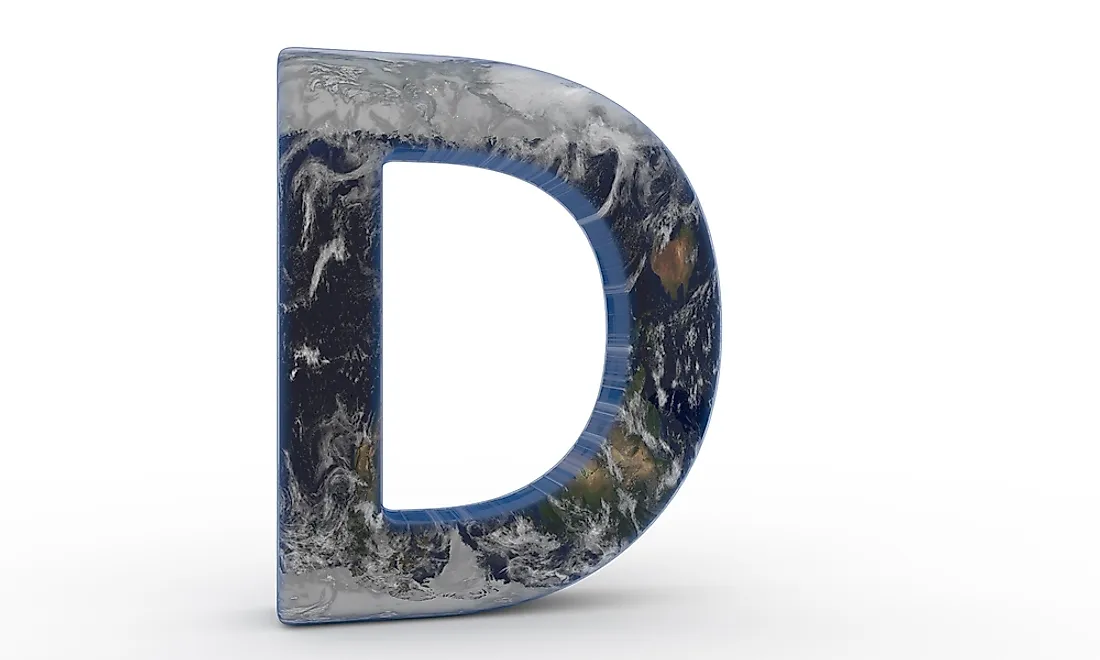 Five countries begin with the letter D. 