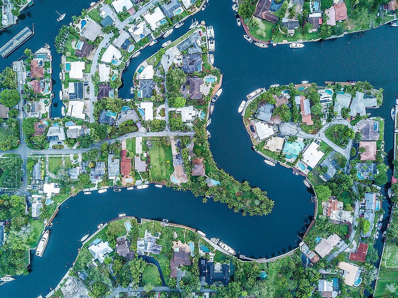 Tarpon River Neighborhood in Fort Lauderdale, Florida. Image credit: LuizCent/Wikimedia.org