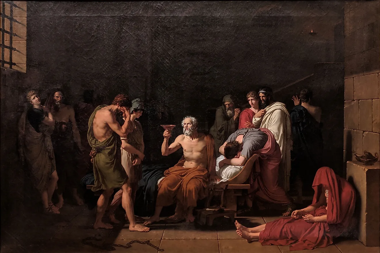 The ancient world did have elderly men and women who lived beyond middle age like Socrates who died by suicide at age 71.