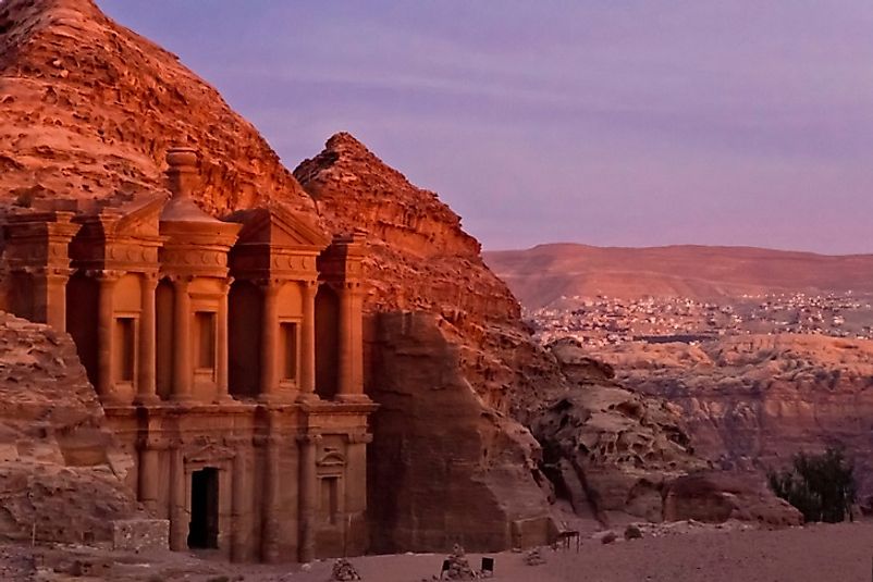 Ad Deir, one of the finest examples of old Nabataean architecture in Petra.