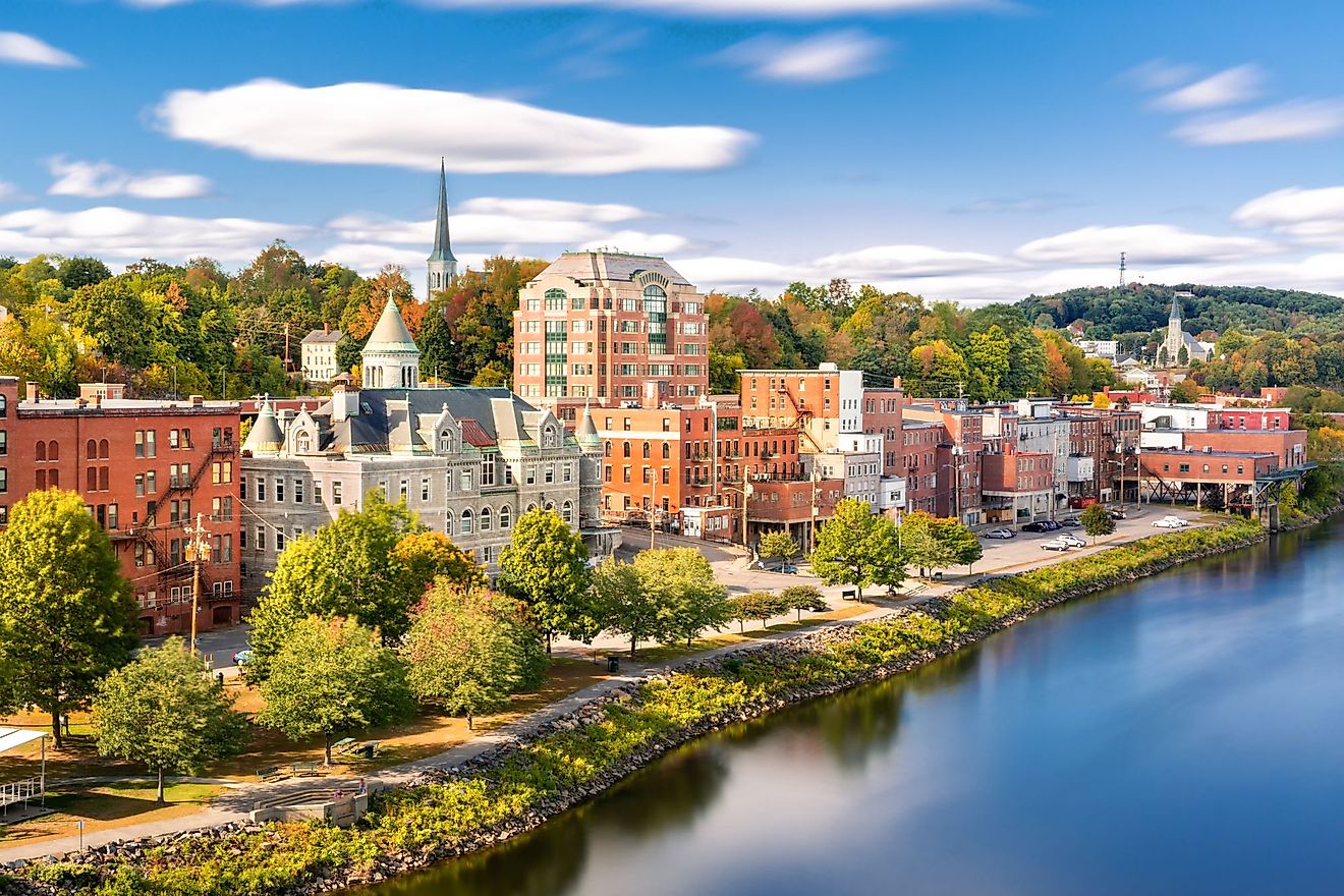 Historic buildings in Augusta, Maine.